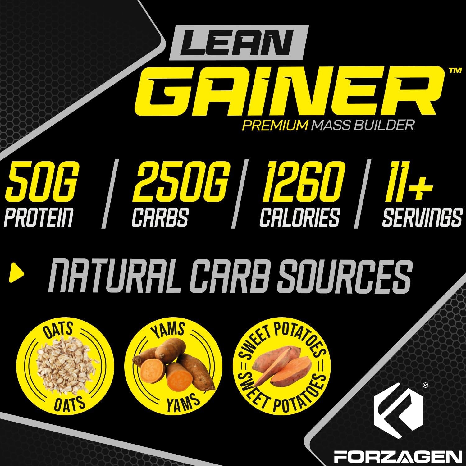 Lean Gainer Premium Mass Builder | Mass Gainer Protein Powder for Men & Women |