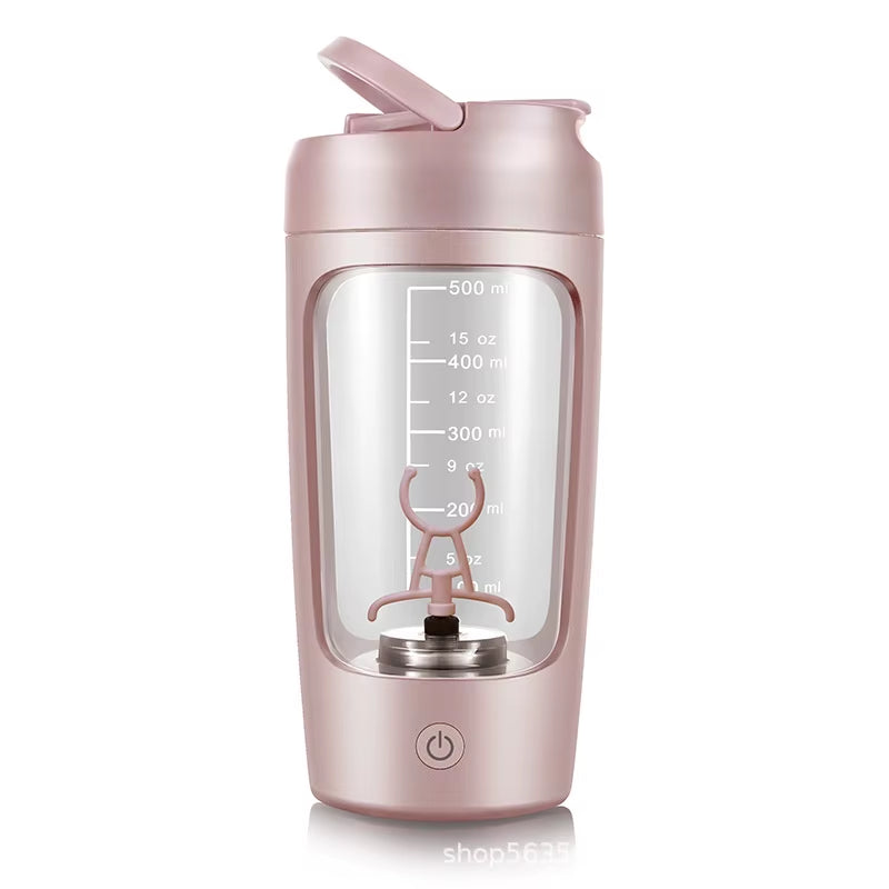 22Oz Electric Shaker Bottles for Protein Usb-Rechargeable Protein Shakes Powerful Blender Bottles for Protein Coffee Milk