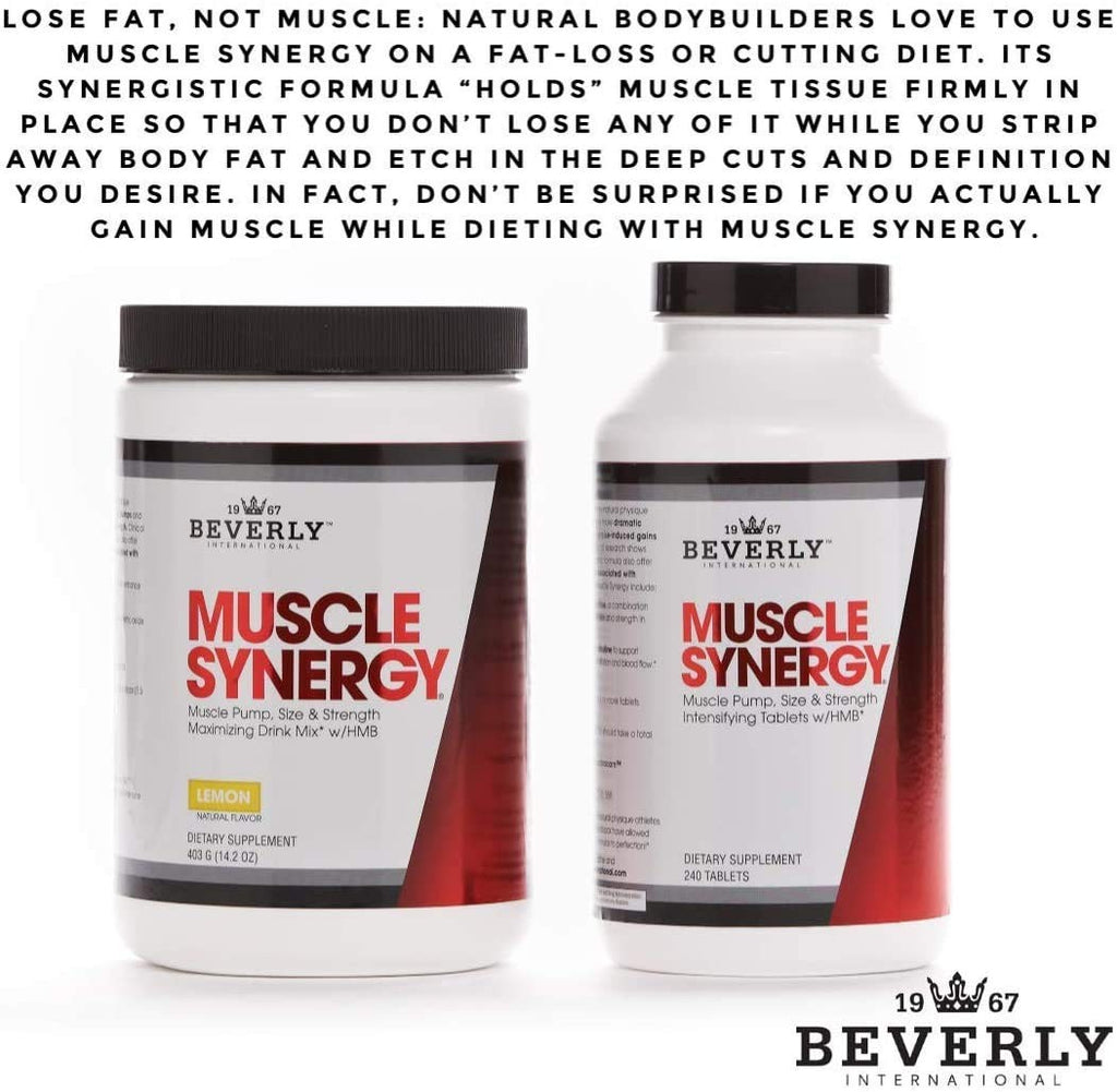 Muscle Synergy Nutritional Supplement for Lean Muscle Gains over 40 15 Servings