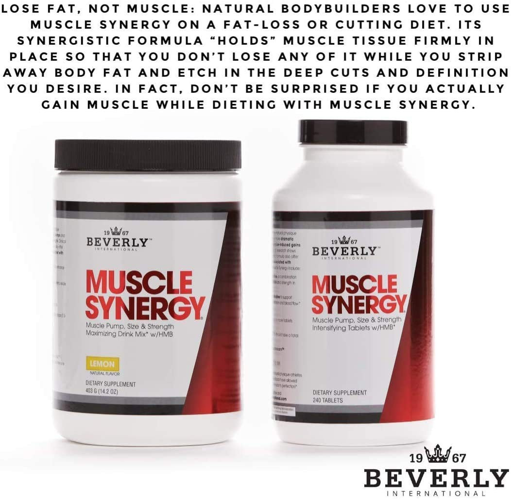Muscle Synergy Nutritional Supplement for Lean Muscle Gains over 40 15 Servings