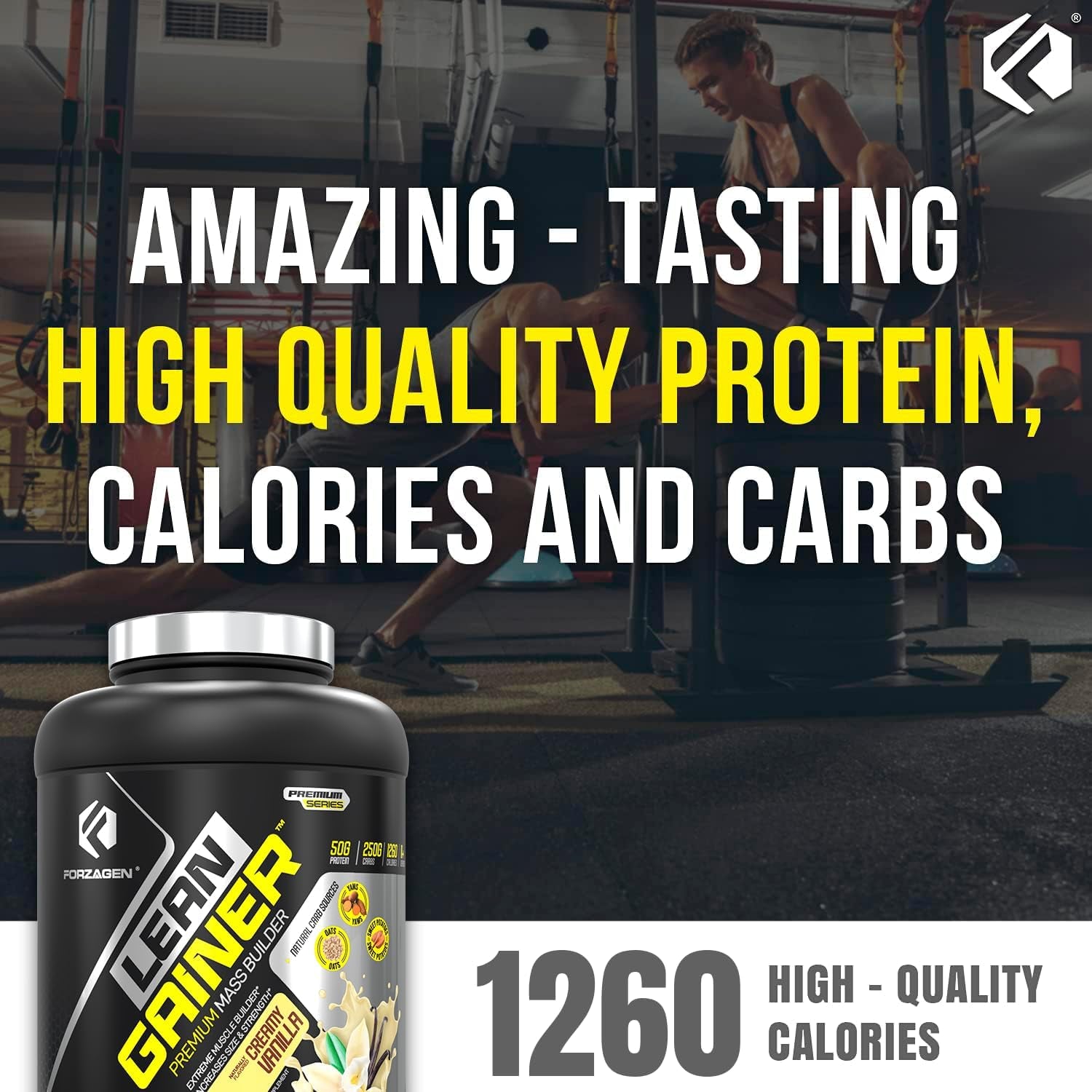 Lean Gainer Premium Mass Builder | Mass Gainer Protein Powder for Men & Women |