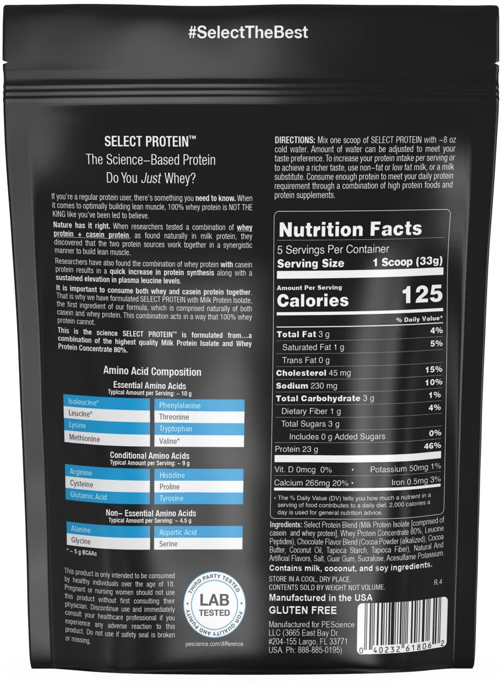 Select Protein Powder