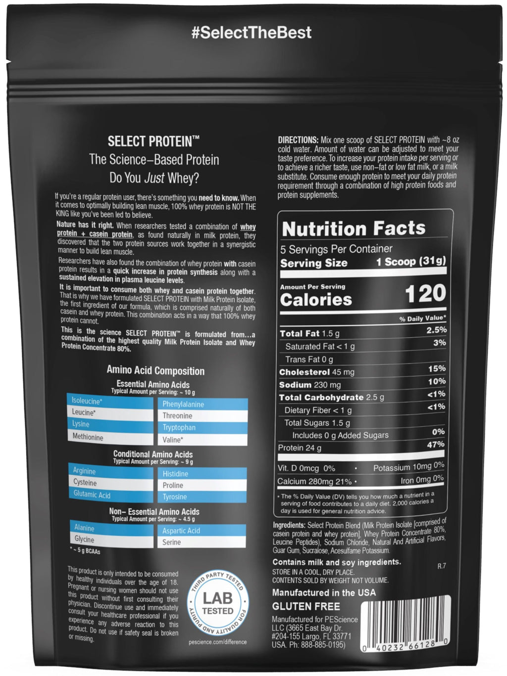 Select Protein Powder