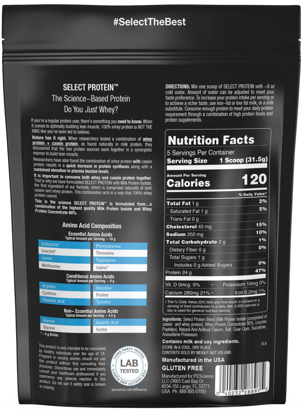 Select Protein Powder