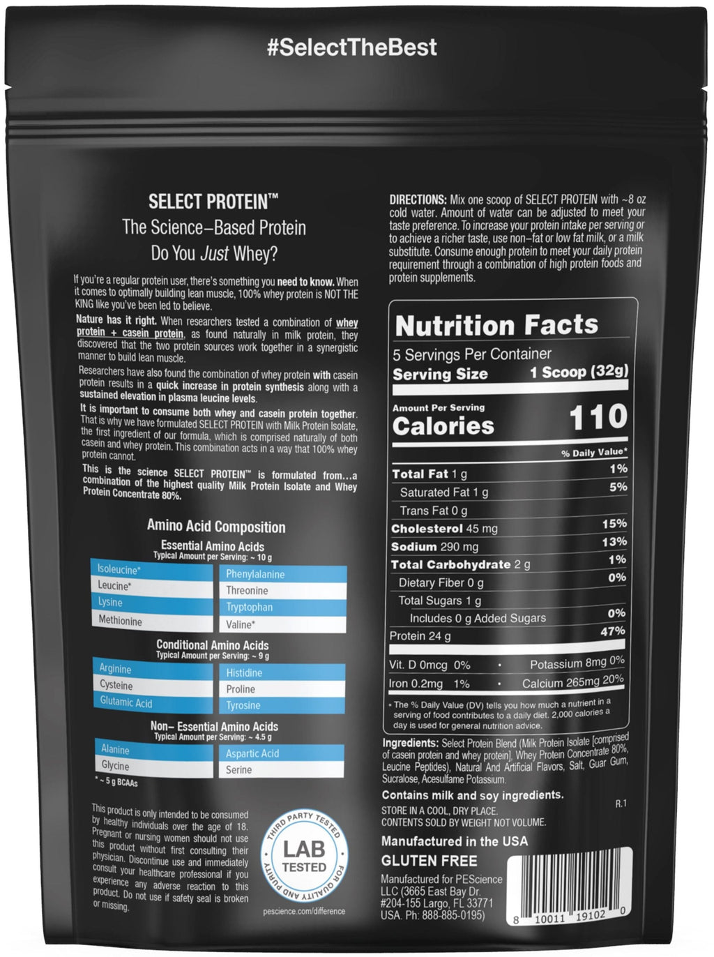 Select Protein Powder